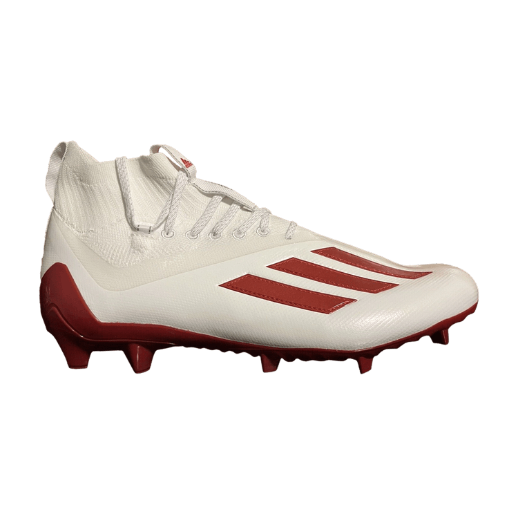 Adidas Adizero Primeknit Cleats 'White Red' — White Red