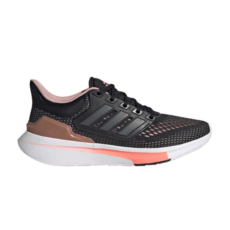 Adidas Wmns EQ21 Run 'Black Wonder Mauve' — Core Black/Grey Six/Wonder Mauve