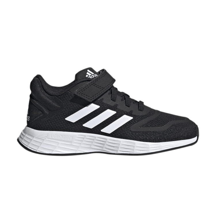 Adidas Duramo 10 Elastic Lace J 'Core Black' — Core Black/Cloud White/Core Black