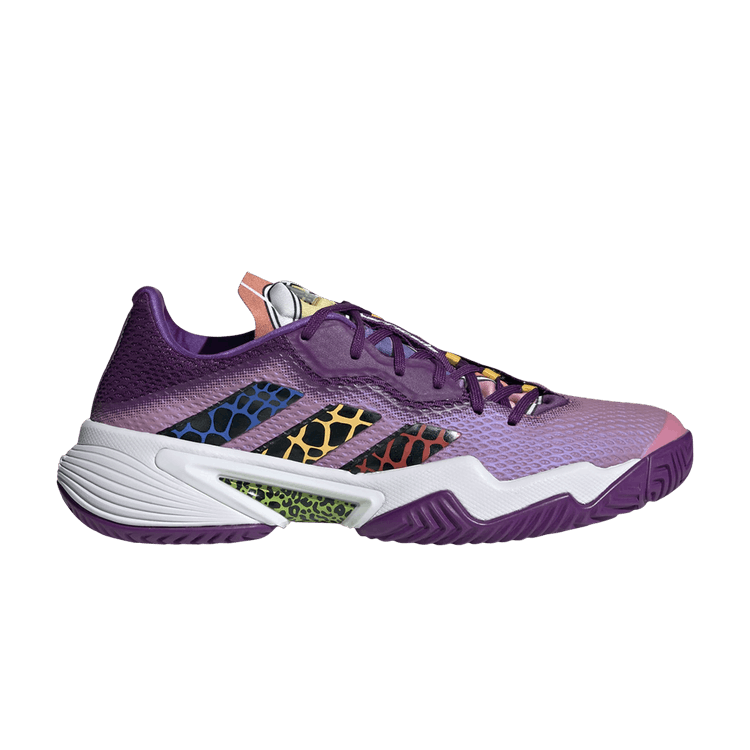 Rich Mnisi x adidas Wmns Barricade 'South African City Life' — Rose Tone/Core Black/Glory Purple