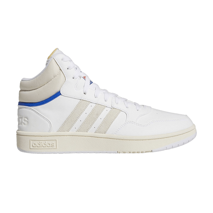 Adidas Hoops 3.0 Mid 'Chalk White Royal' — Cloud White/Chalk White/Core Black