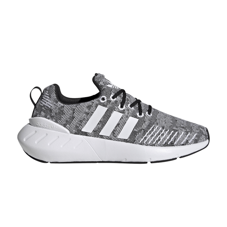 Adidas Swift Run 22 J 'White Black' — Cloud White/Core Black/Cloud White