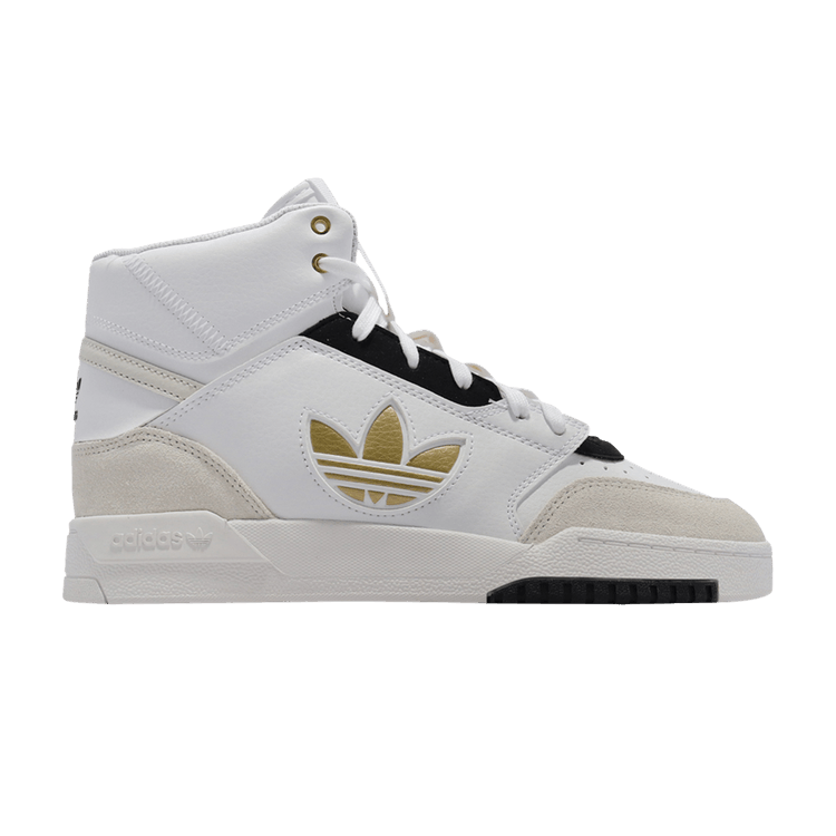 Adidas Drop Step XL 'White Gold Metallic' — Footwear White/Green/Orbit Grey