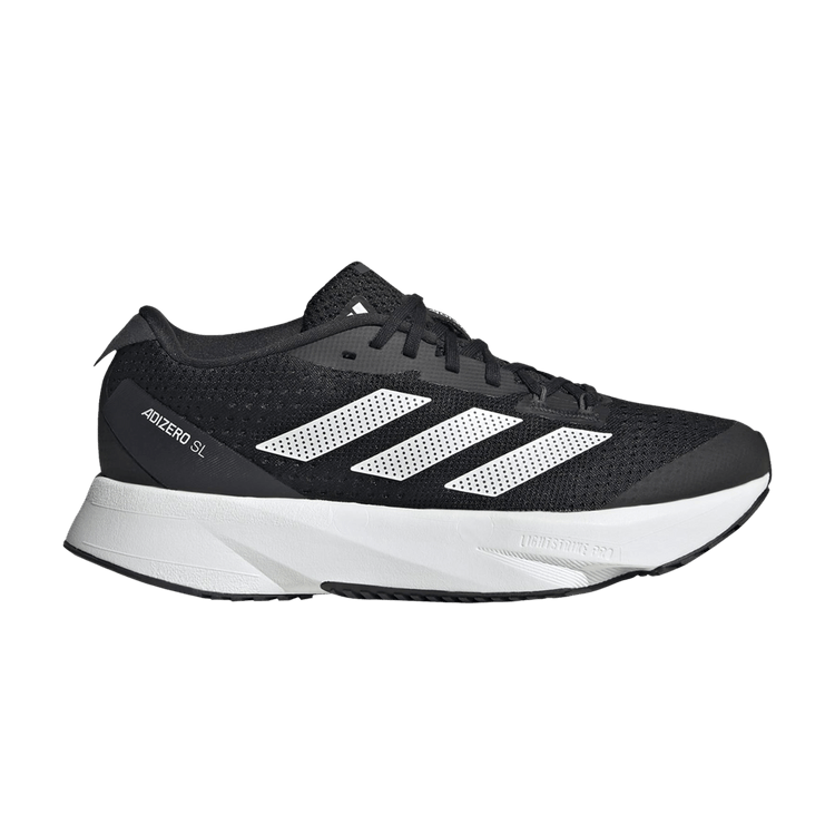 Adidas Adizero SL J 'Black White' — Core Black/Cloud White/Carbon