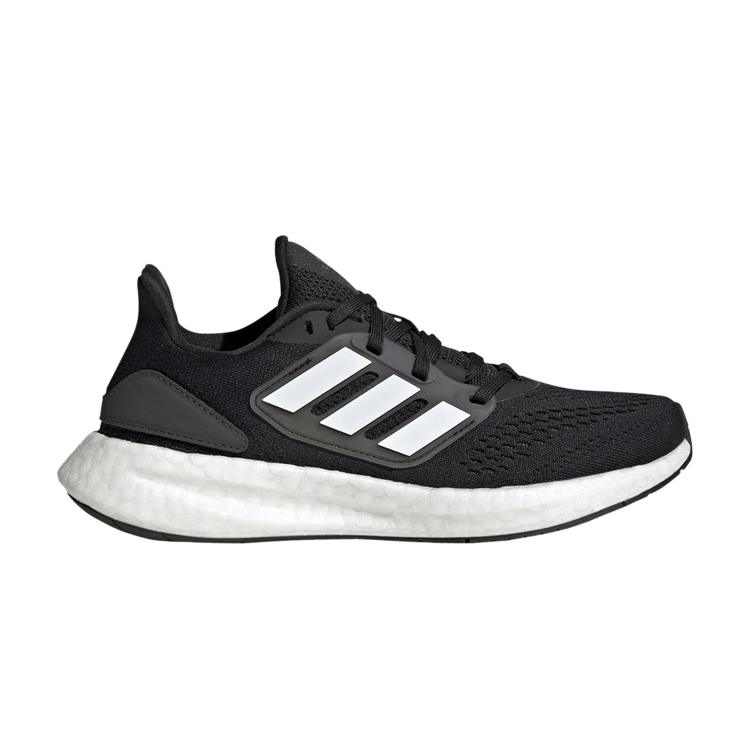Adidas PureBoost 22 J 'Black White' — Core Black/Cloud White/Carbon
