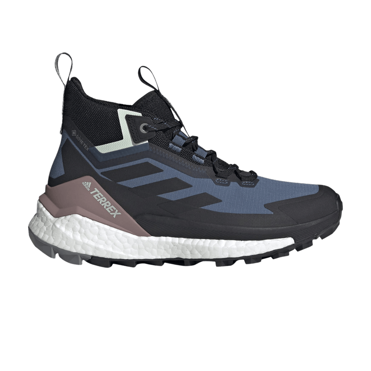 Adidas Wmns Terrex Free Hiker 2 GORE-TEX 'Wonder Steel Black' — Wonder Steel/Core Black/Linen Green