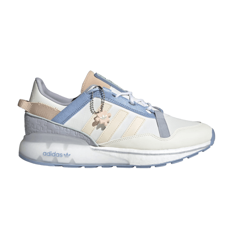 Adidas ZX 2K Boost Pure 'Puzzle Piece' — Off White/Ecru Tint/Halo Silver