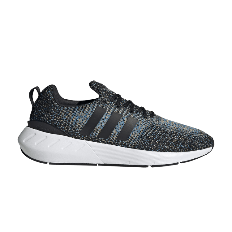 Adidas Swift Run 22 'Black Orange Rush' — Core Black/Core Black/Orange Rush
