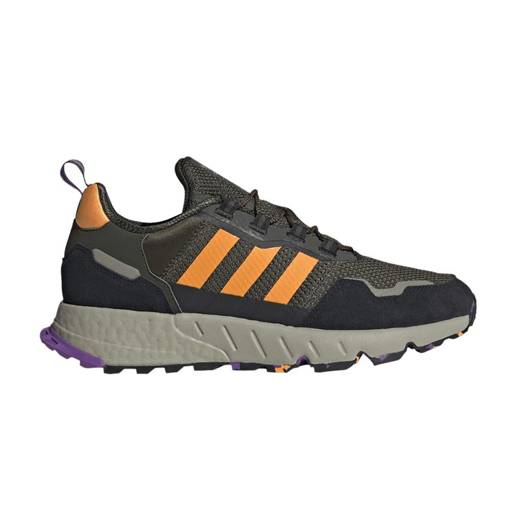 Adidas ZX 1K Boost 'Seasonality - Black Purple Orange' — Core Black/Active Purple/Orange Rush