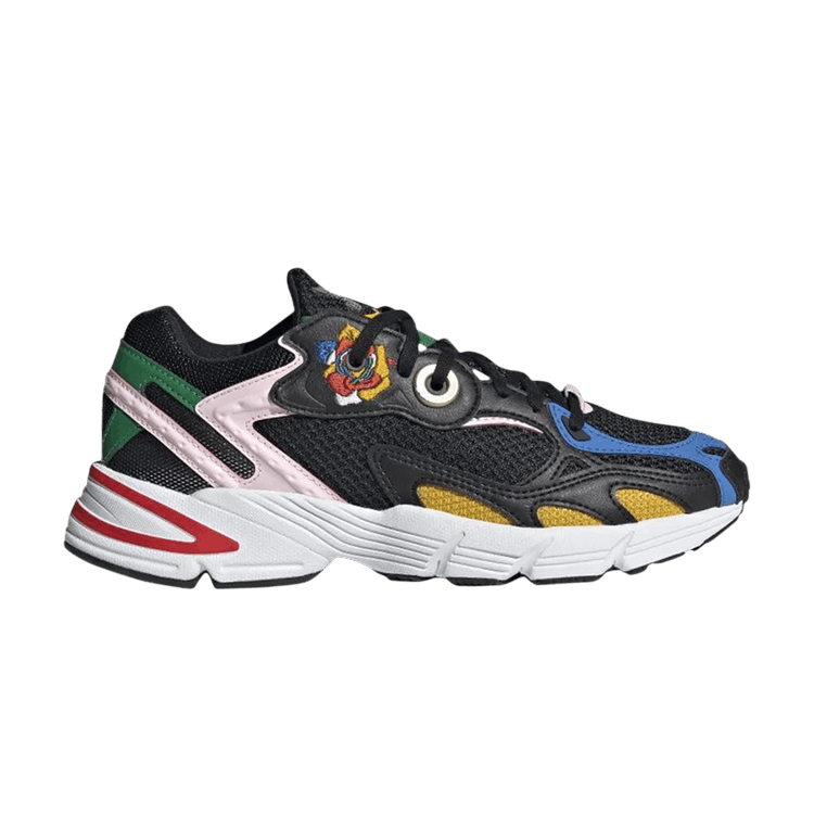 Rich Mnisi x adidas Wmns Astir 'Roses - Black' — Core Black/Green/Clear Pink
