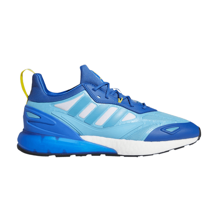 Ninja x adidas ZX 2K 2.0 'Time In - Signal Cyan Blue' — Signal Cyan/Blue/Yellow