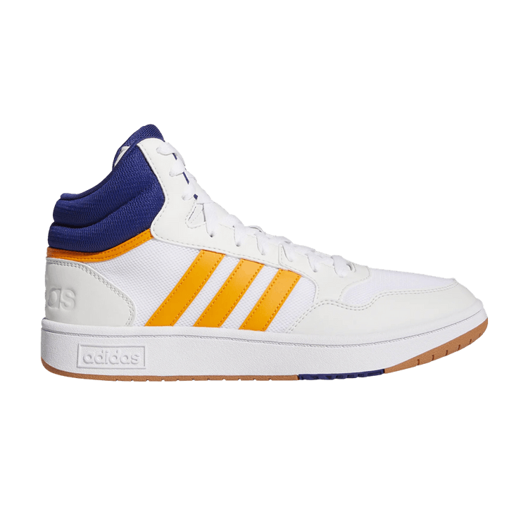 Adidas Hoops 3.0 Mid 'White Orange Rush' — Cloud White/Orange Rush/Legacy Indigo
