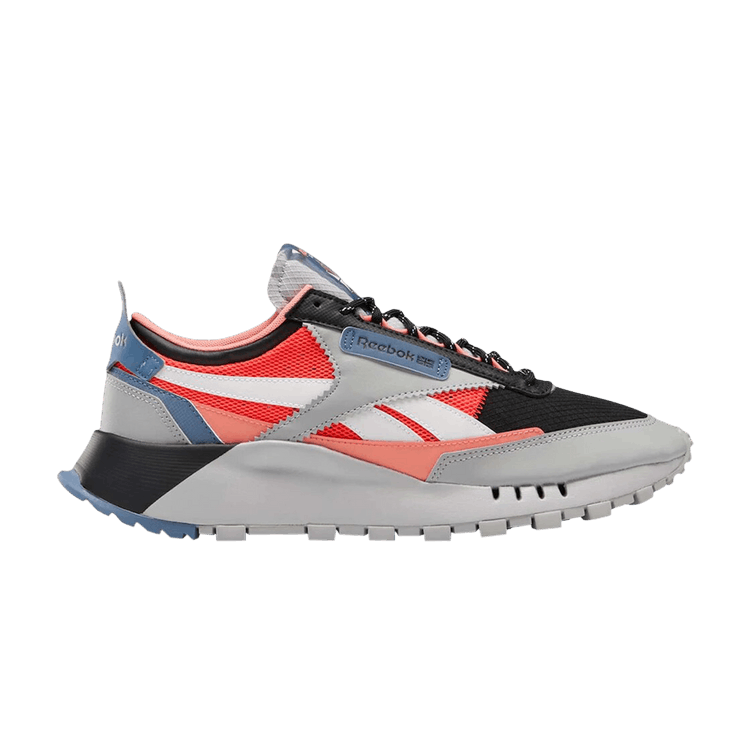 Reebok Classic Leather Legacy 'Pure Grey Twisted Coral' — Pure Grey 3/Twisted Coral/Core Black