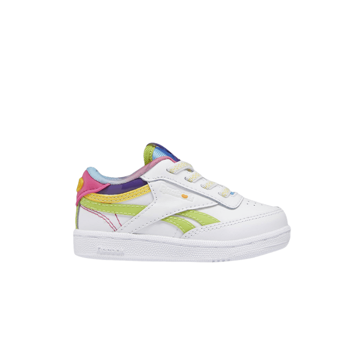 Jelly Belly x Reebok Club C Revenge Toddler 'Flavor Mix' — Footwear White/Sonic Green/Radiant Aqua