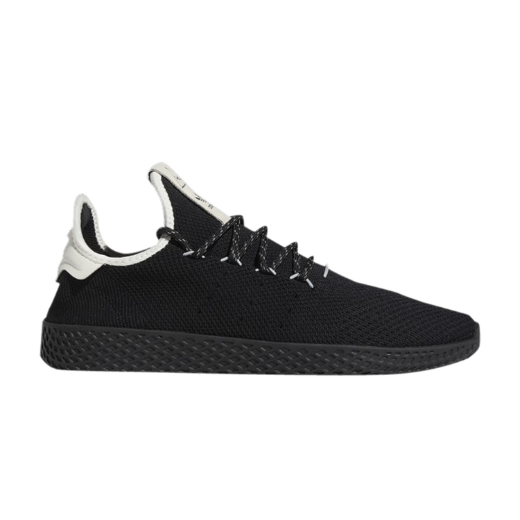 Pharrell Williams x adidas Tennis Hu 'Black White' — Core Black/Off White/Light Grey