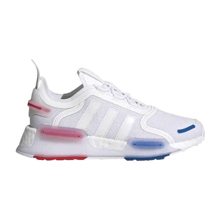 Adidas NMD_V3 J 'Cloud White' — Cloud White/Cloud White/Cloud White