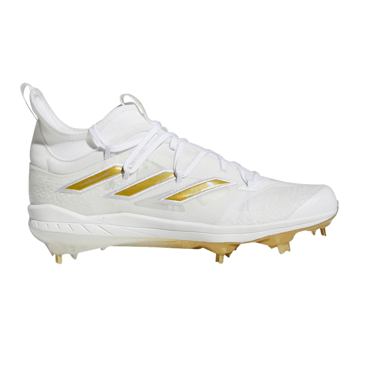 Adidas Adizero Afterburner NWV 'White Gold Metallic' — Cloud White/Gold Metallic/Cloud White