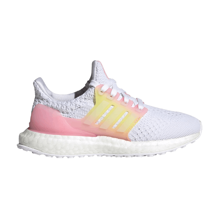 Adidas UltraBoost 5.0 DNA J 'White Beam Pink' — Cloud White/Cloud White/Beam Pink