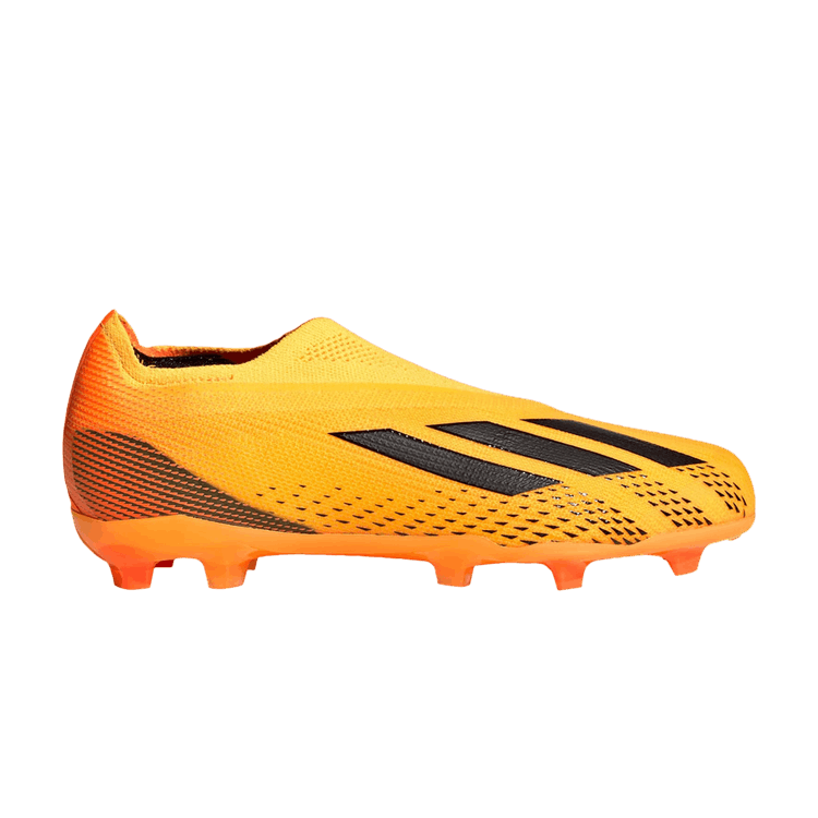 Adidas X Speedportal+ FG J 'Heatspawn Pack' — Solar Gold/Core Black/Team Solar Orange