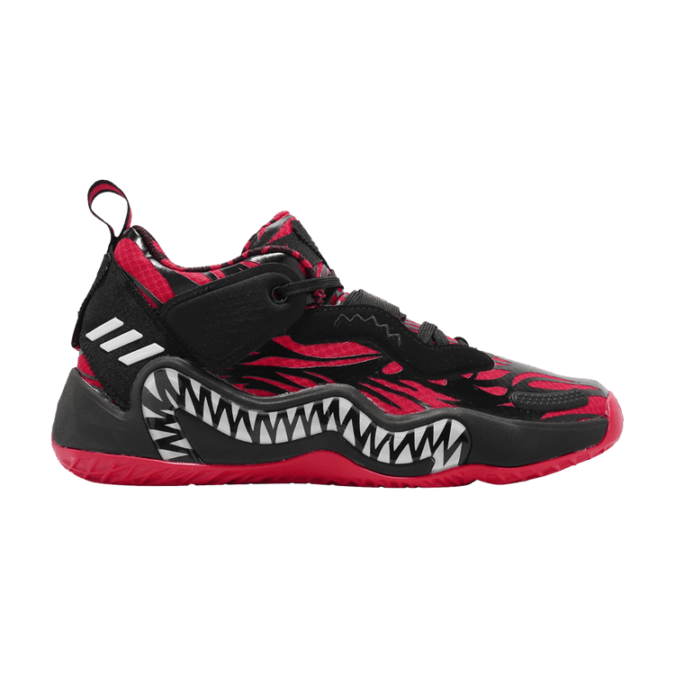 Marvel x adidas D.O.N. Issue #3 J 'Venom Carnage - Black Vivid Red' — Core Black/Vivid Red/Footwear White