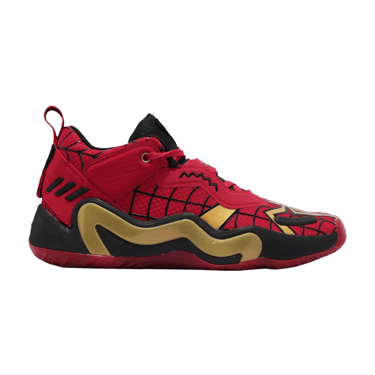 Marvel x adidas D.O.N. Issue #3 J 'Spider-Man' — Vivid Red/Gold Metallic/Core Black