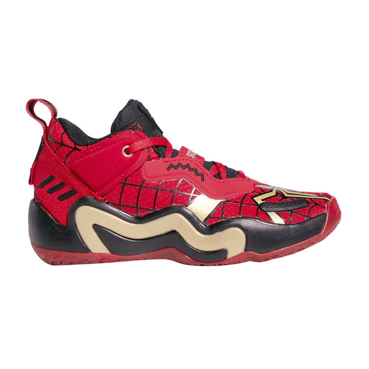 Marvel x adidas D.O.N. Issue #3 J 'Spider-Man' — Vivid Red/Gold Metallic/Core Black