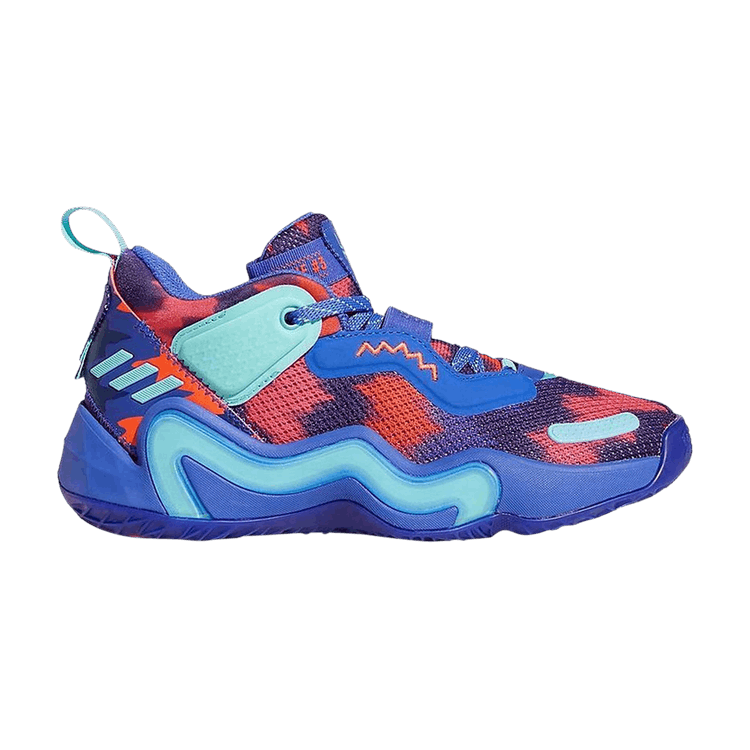 Adidas D.O.N. Issue #3 'Sonic Ink Solar Red' — Sonic Ink/Pulse Aqua/Solar Red