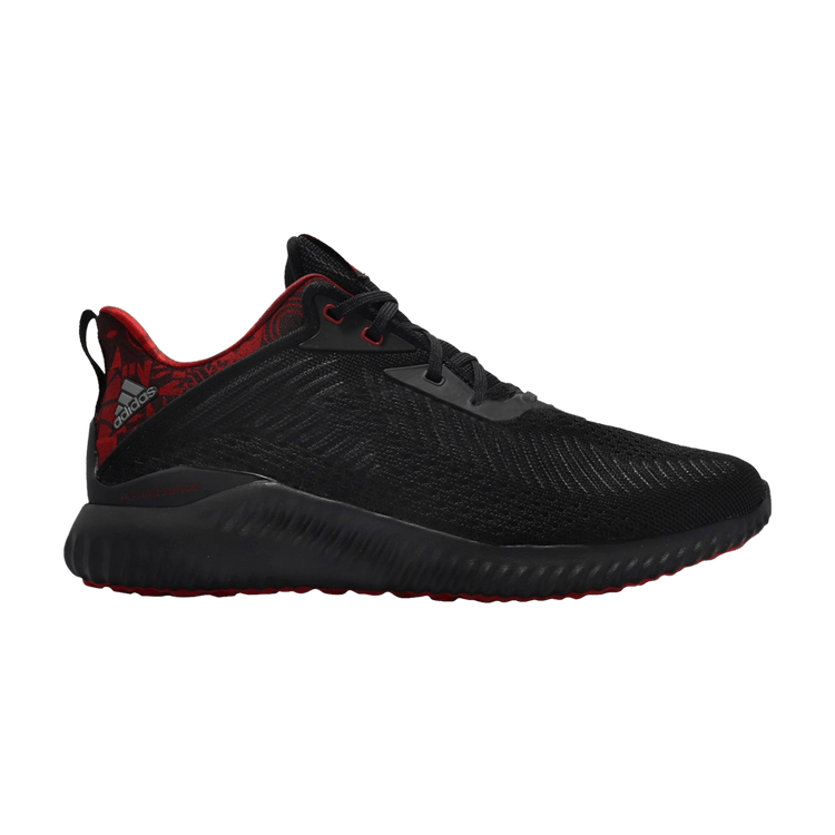 Adidas Alphabounce EK 'Chinese New Year' — Core Black/Iron Metallic/Scarlet