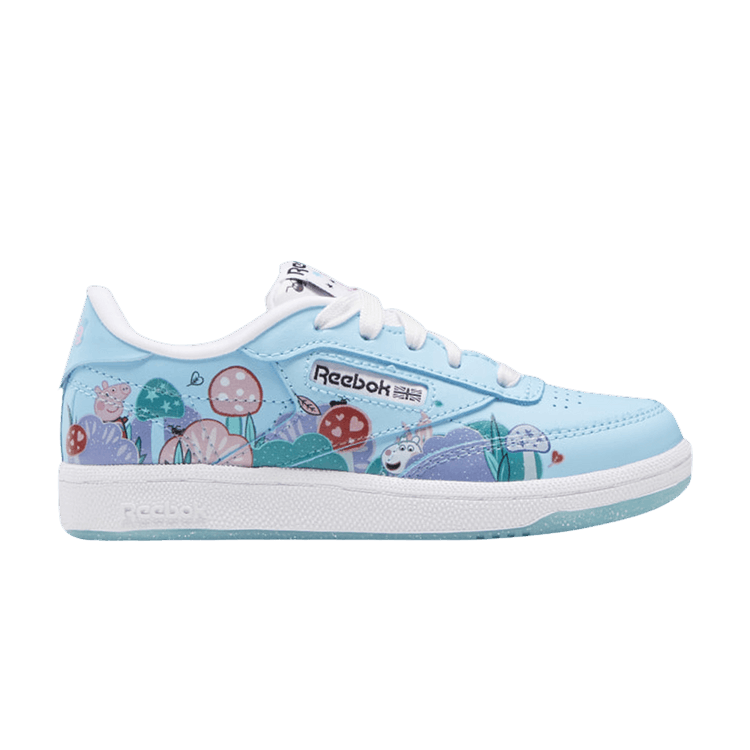Peppa Pig x Reebok Club C J 'Scavenger Hunt' — Digital Blue/Core Black/Footwear White