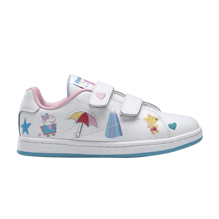 Peppa Pig x Reebok Royal Complete CLN 2 J 'Suzy Sheep, Candy Cat and Teddy' — Footwear White/Footwear White/Footwear White