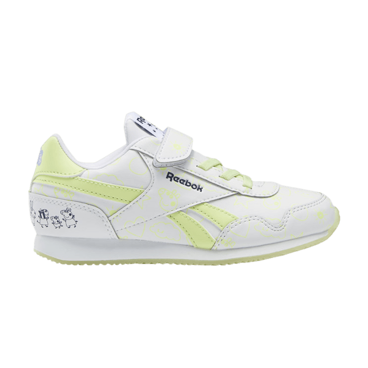 Peppa Pig x Reebok Royal Classic Jogger 3 J 'Glow In The Dark' — Footwear White/Energy Glow/Footwear White