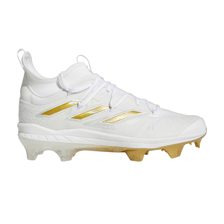 adidas Adizero Afterburner NWV TPU 'White Gold Metallic' — Cloud White/Gold Metallic/Gold Metallic