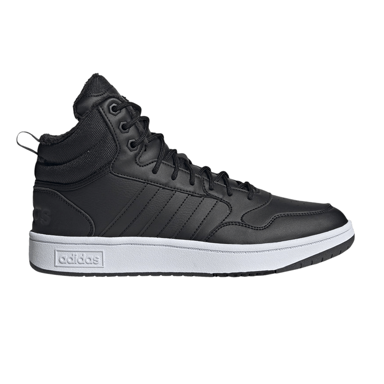 adidas Hoops 3.0 Mid Winter 'Black White' — Core Black/Core Black/Cloud White