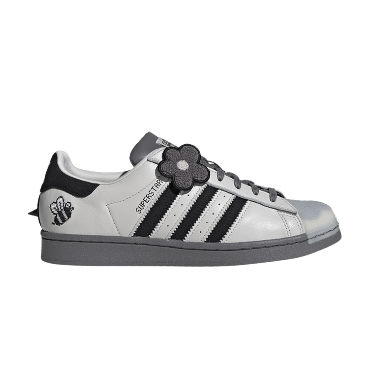 Melting Sadness x adidas Superstar 'Bee' — Grey One/Core Black/Grey Four