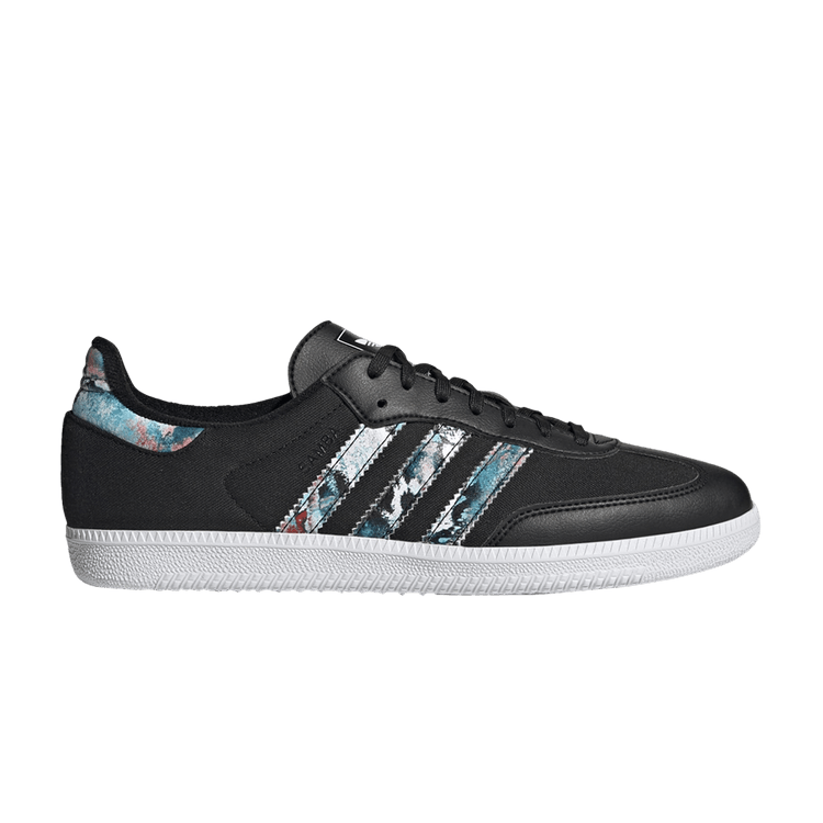 Adidas Samba 'Tie Dye - Black' — Core Black/Cloud White/Core Black