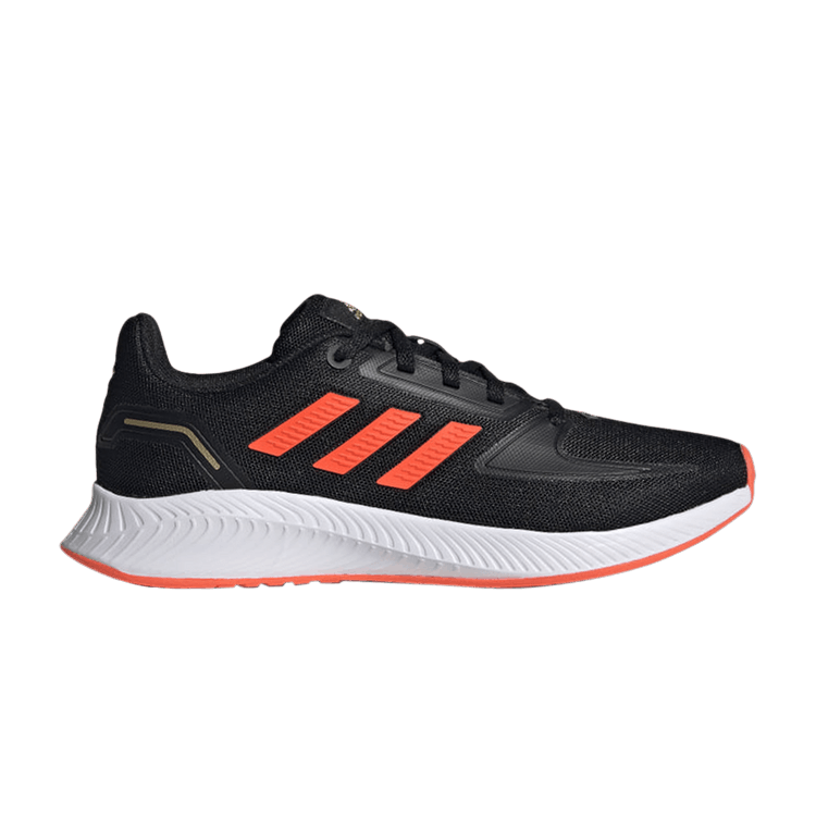Adidas Runfalcon 2.0 J 'Black Solar Red' — Core Black/Solar Red/Cloud White