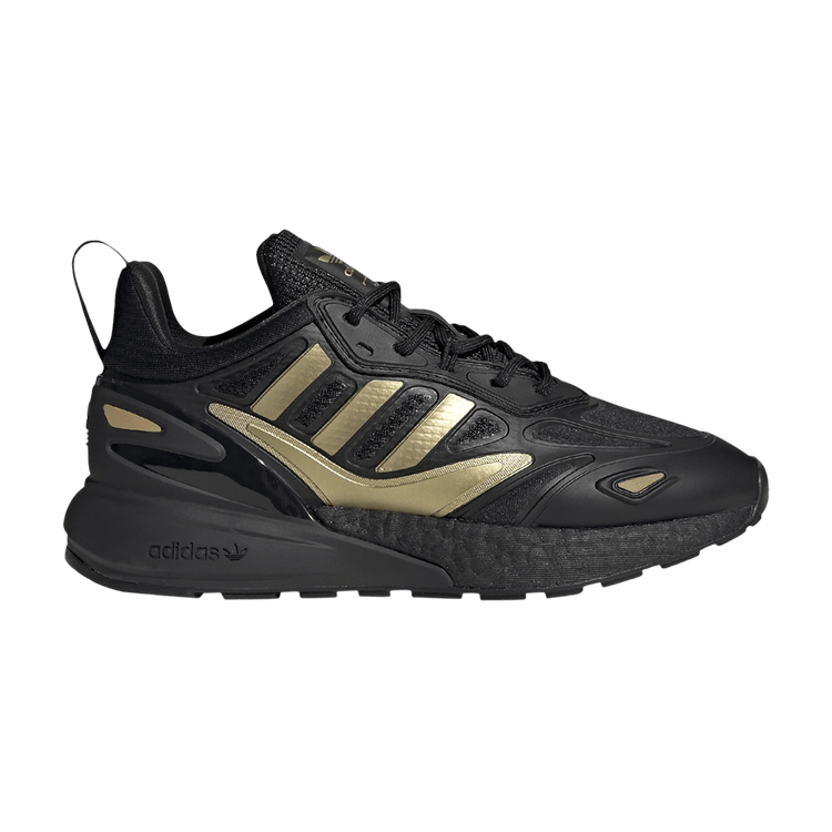 Adidas ZX 2K Boost 2.0 J 'Black Gold Metallic' — Core Black/Core Black/Gold Metallic