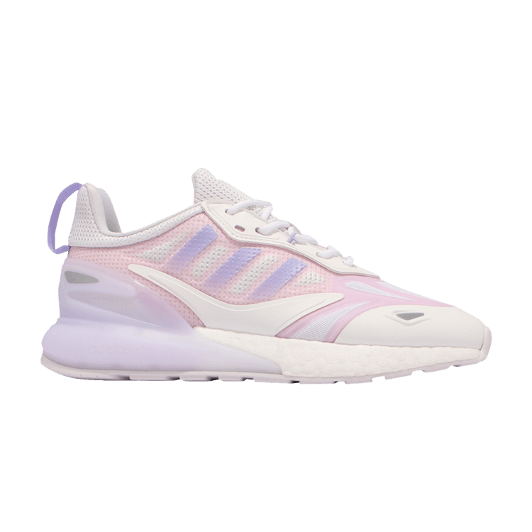 Adidas Wmns ZX 2K Boost 2.0 'White Violet Tone' — Cloud White/Violet Tone/Clear Pink