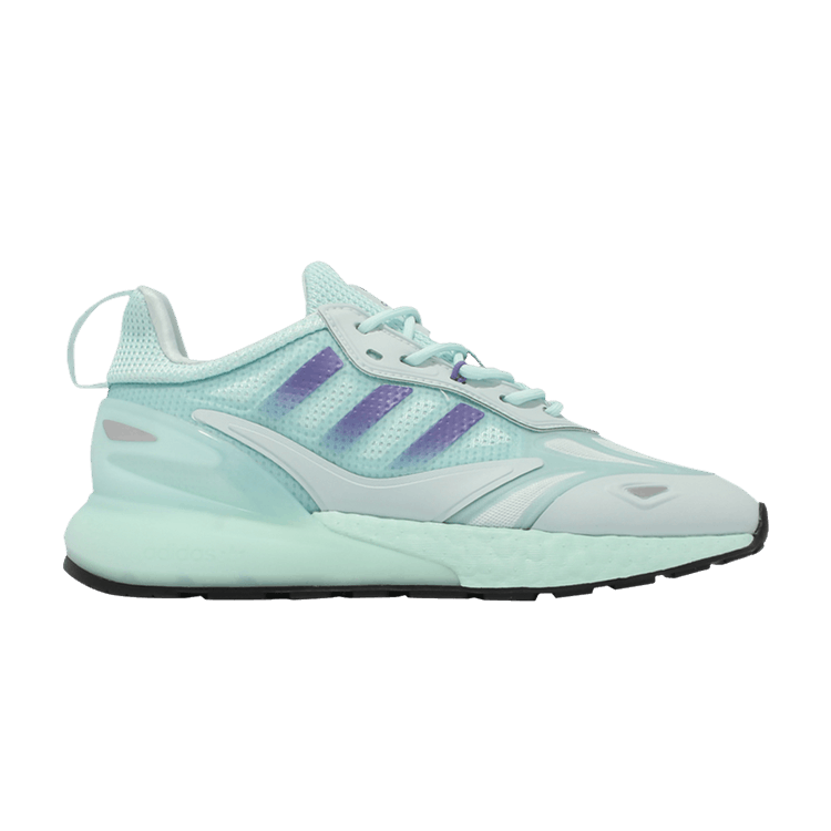 Adidas Wmns ZX 2K Boost 2.0 'Halo Mint' — Halo Mint/Purple/Silver Metallic