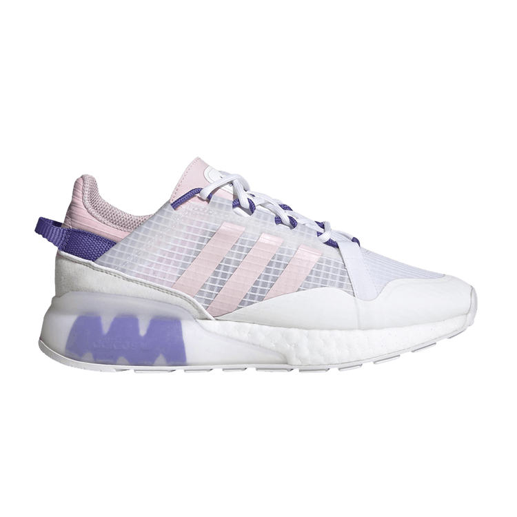 Adidas Wmns ZX 2K Boost Pure 'White Clear Pink Purple' — Cloud White/Clear Pink/Purple