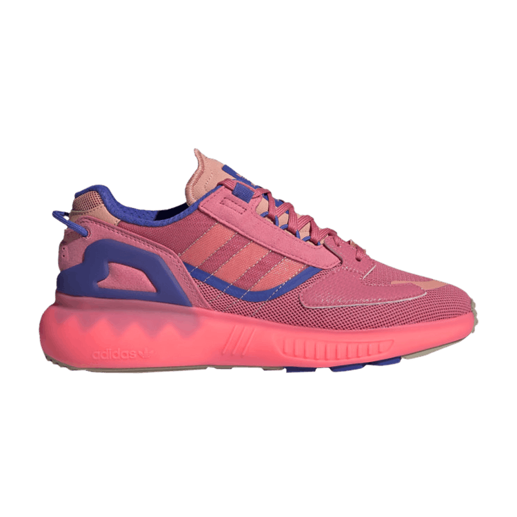 Adidas Wmns ZX 2K Boost Pure 'Hazy Rose Sonic Ink' — Hazy Rose/Ambient Blush/Sonic Ink
