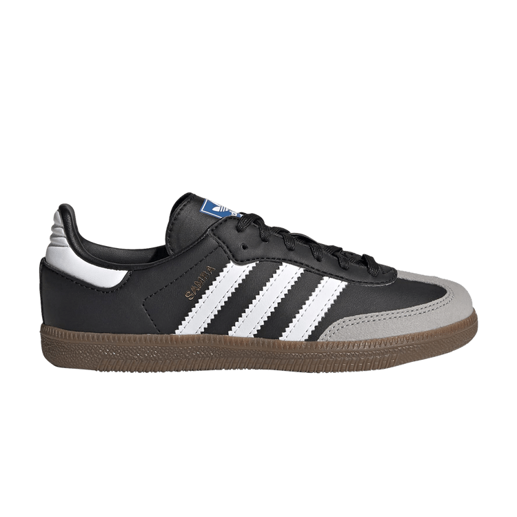 adidas Samba OG J 'Black White Gum' — Core Black/Cloud White/Gum