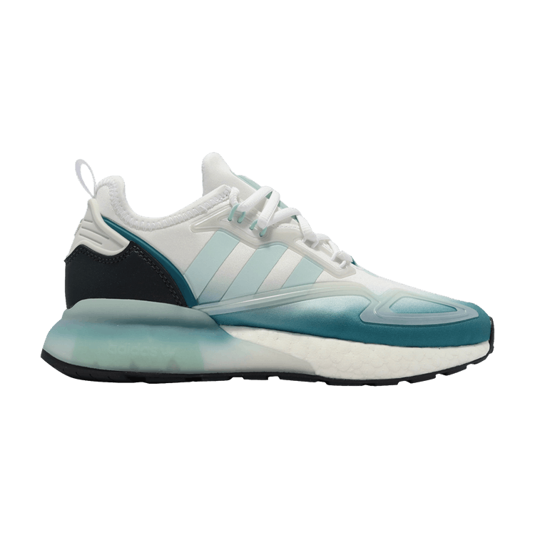 Adidas Wmns ZX 2K Boost 'Active Teal' — Footwear White/Active Teal/Clear Mint