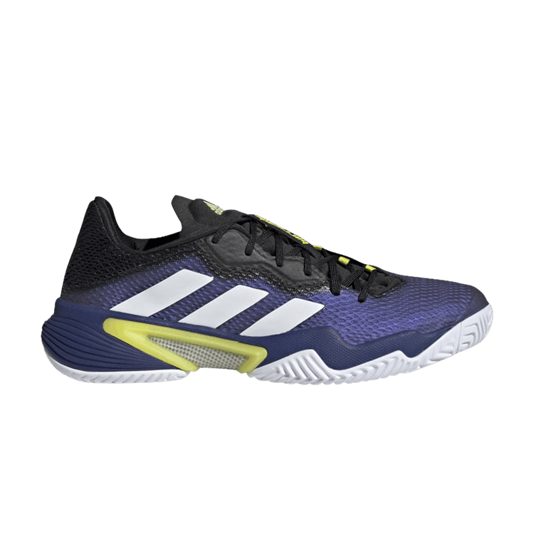 Adidas Barricade 'Black Blue Metallic' — Black Blue Metallic/Cloud White/Acid Yellow