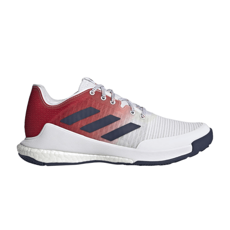 Adidas Wmns Crazyflight 'Team Collegiate Red Navy' — Cloud White/Team Navy/Team Collegiate Red