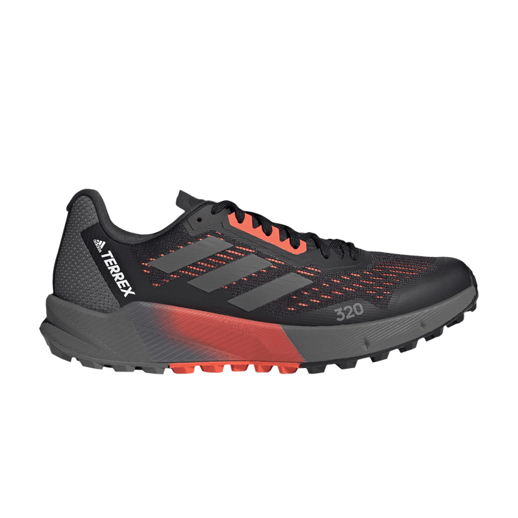 Adidas Terrex Agravic Flow 2 'Black Solar Red' — Core Black/Grey Four/Cloud White