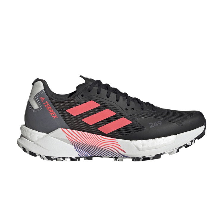 Adidas Wmns Terrex Agravic Ultra Trail 'Black Turbo' — Core Black/Turbo/Crystal White