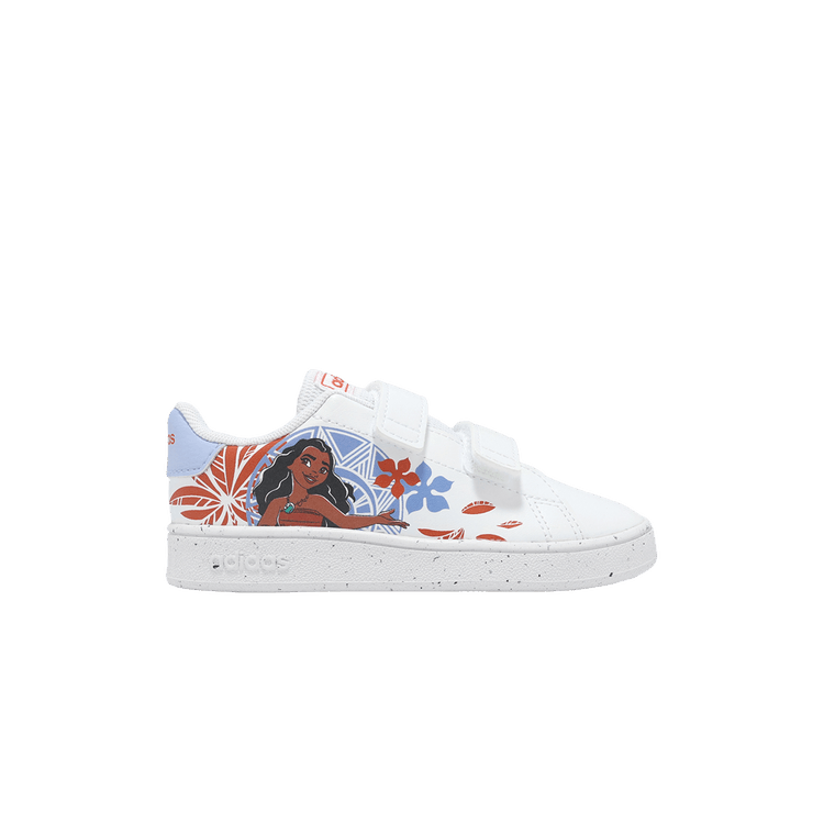 Disney x adidas Advantage CF I 'Moana' — Cloud White/Blue Dawn/Semi Impact Orange