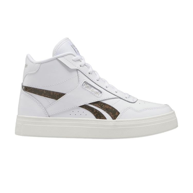 Reebok Wmns Court Advance Bold High 'White Modern Beige' — Footwear White/Chalk/Modern Beige