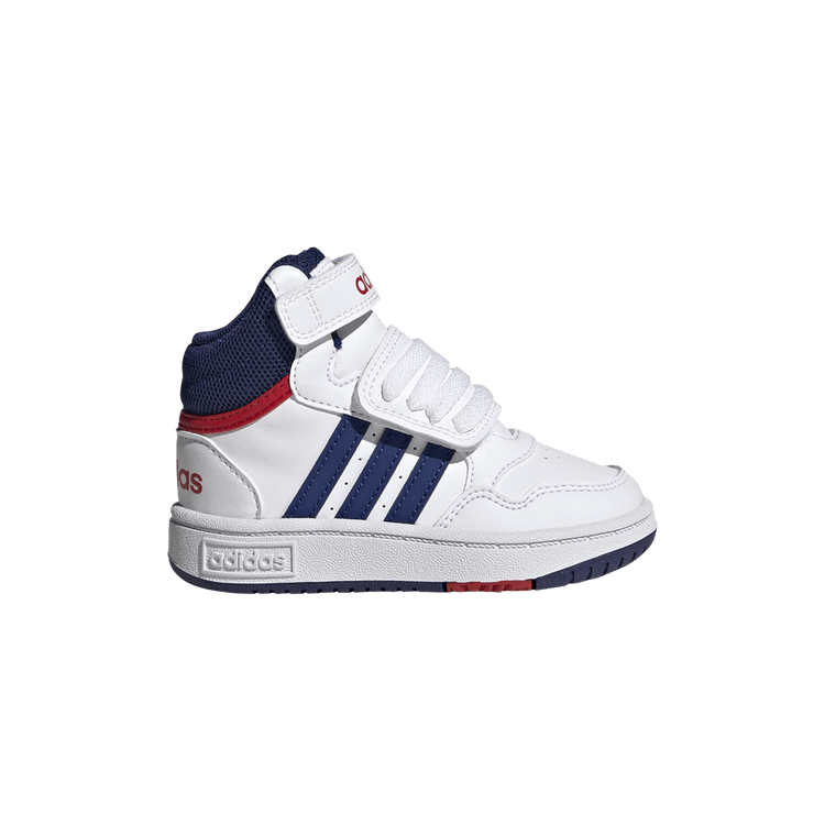 Adidas Hoops Mid I 'White Victory Blue' — Cloud White/Victory Blue/Better Scarlet
